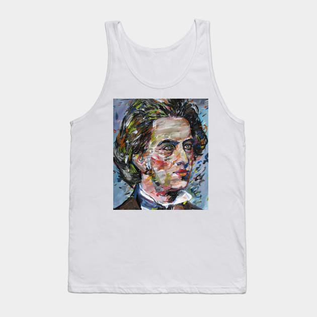 FREDERIC CHOPIN - acrylic portrait Tank Top by lautir